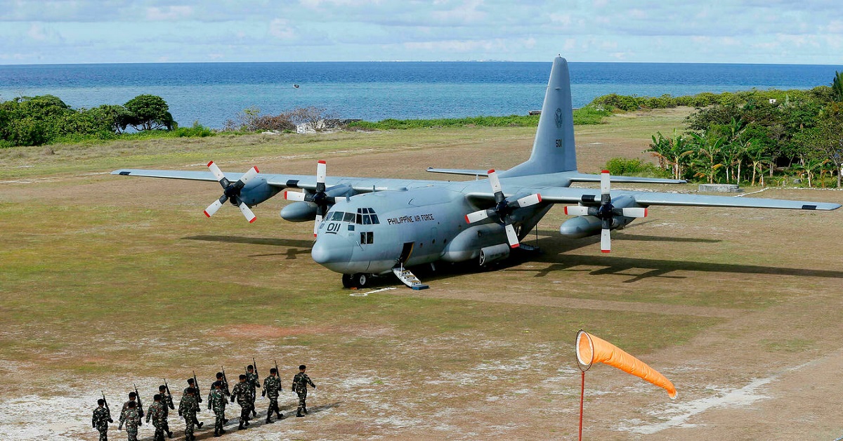 طائرة عسكرية في الفلبين