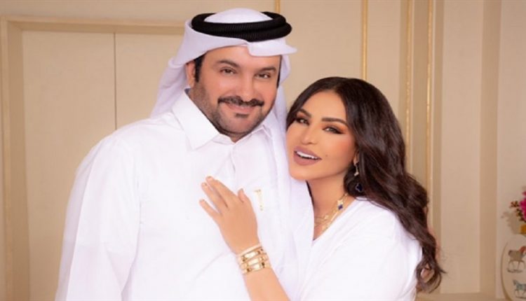 الفنانة أحلام وزوجها