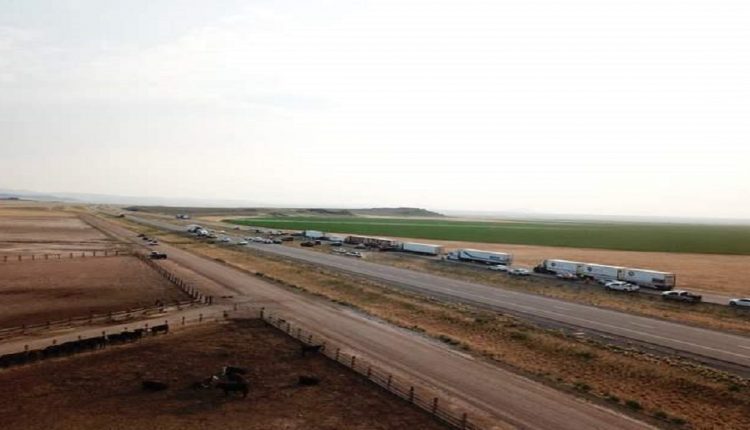 عاصفة رعدية- تصادم سيارة