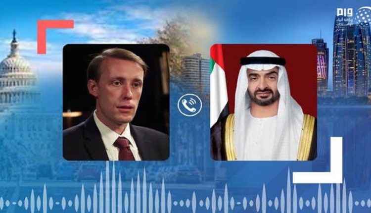 بن زايد ومستشار الأمن القومي الأمريكي