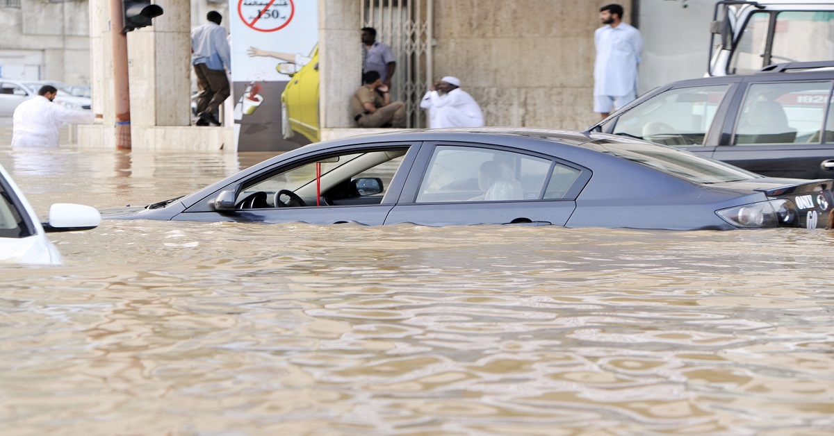 أمطار غزيرة وسيول في السعودية