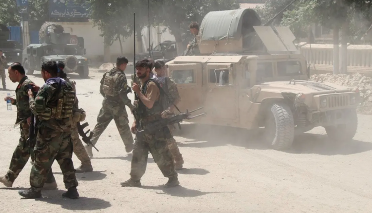 قوات أمن أفغانية