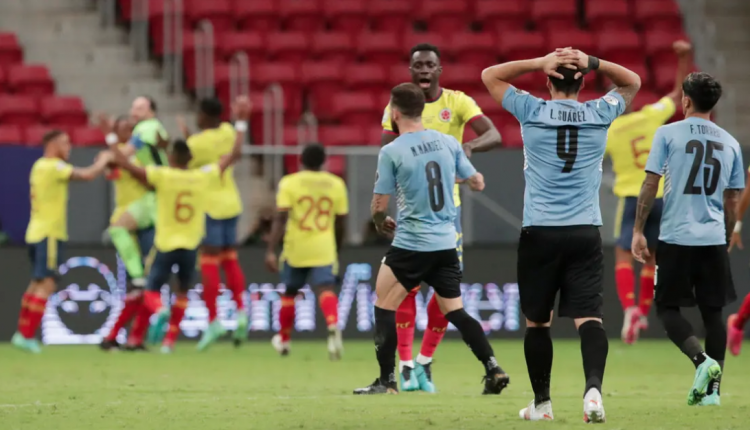 كولومبيا فازت بركلات الترجيح