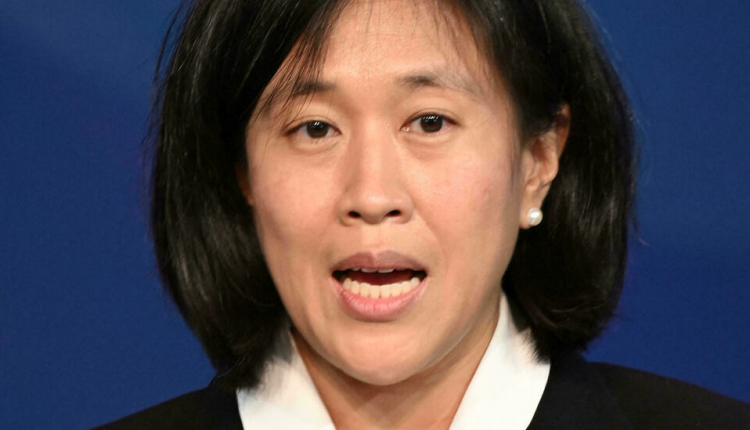 الممثلة الأميركية للتجارة كاثرين تاي في واشنطن