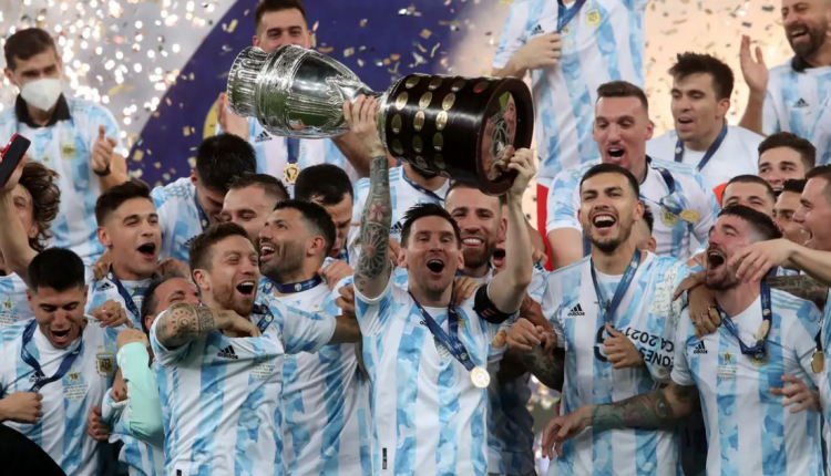 ميسي فاز بأول بطولة له مع منتخب بلاده