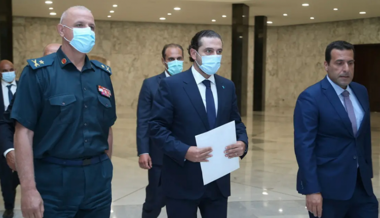 سعد الحريري بالقصر الجمهوري يوم 14 يوليو 2021