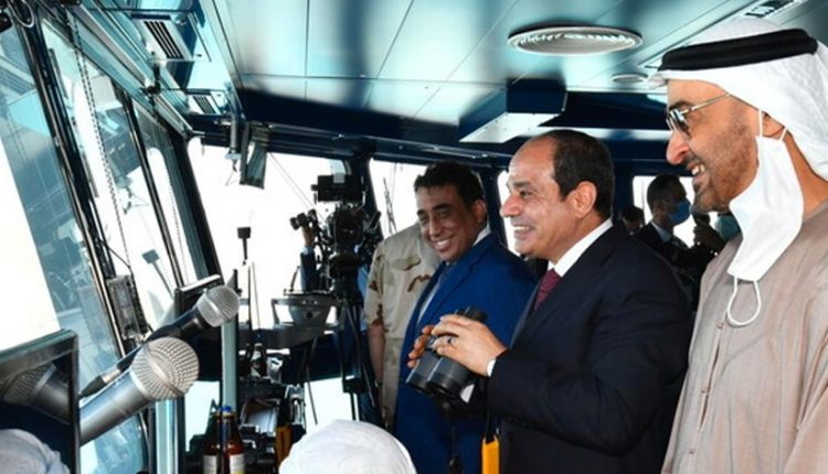 السيسي ومحمد بن زايد والمنيفي