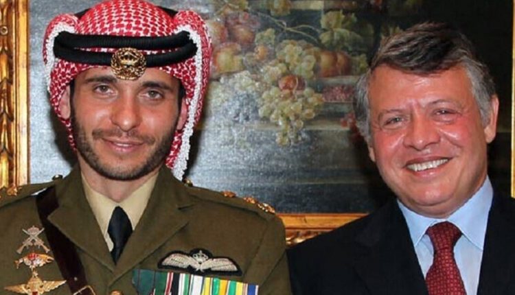 العاهل الأردني والأمير حمزه
