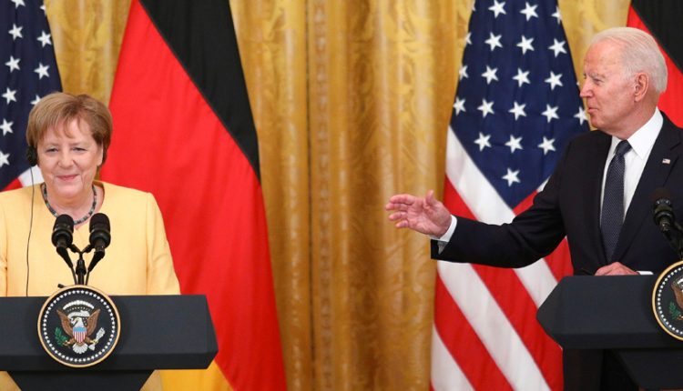 بايدن وميركل