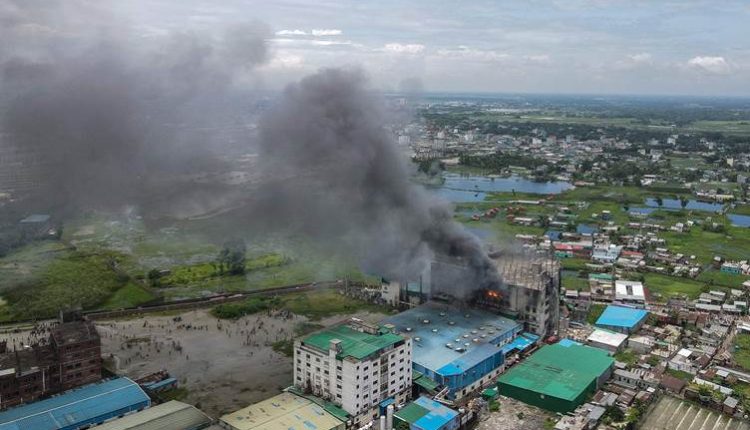 حريق المصنع