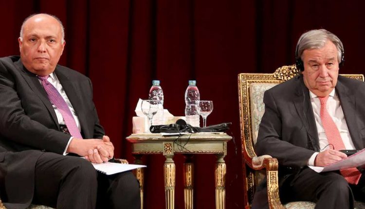 شكري وغوتيريش