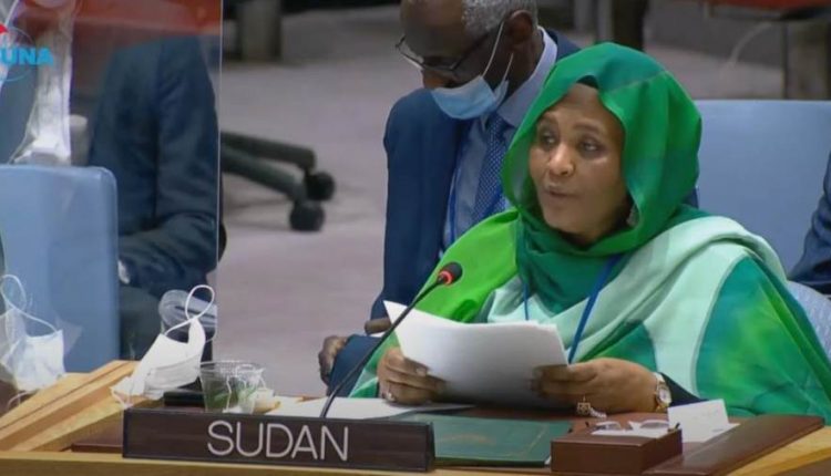 وزيرة الخارجية السودانية في مجلس الأمن