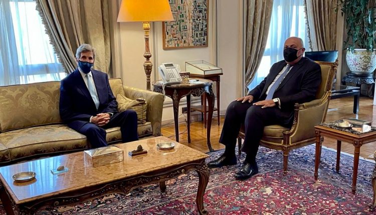 جون كيري وسامح شكري