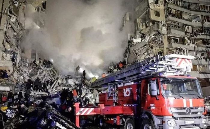 قصف روسي على عيادة بأوكرانيا